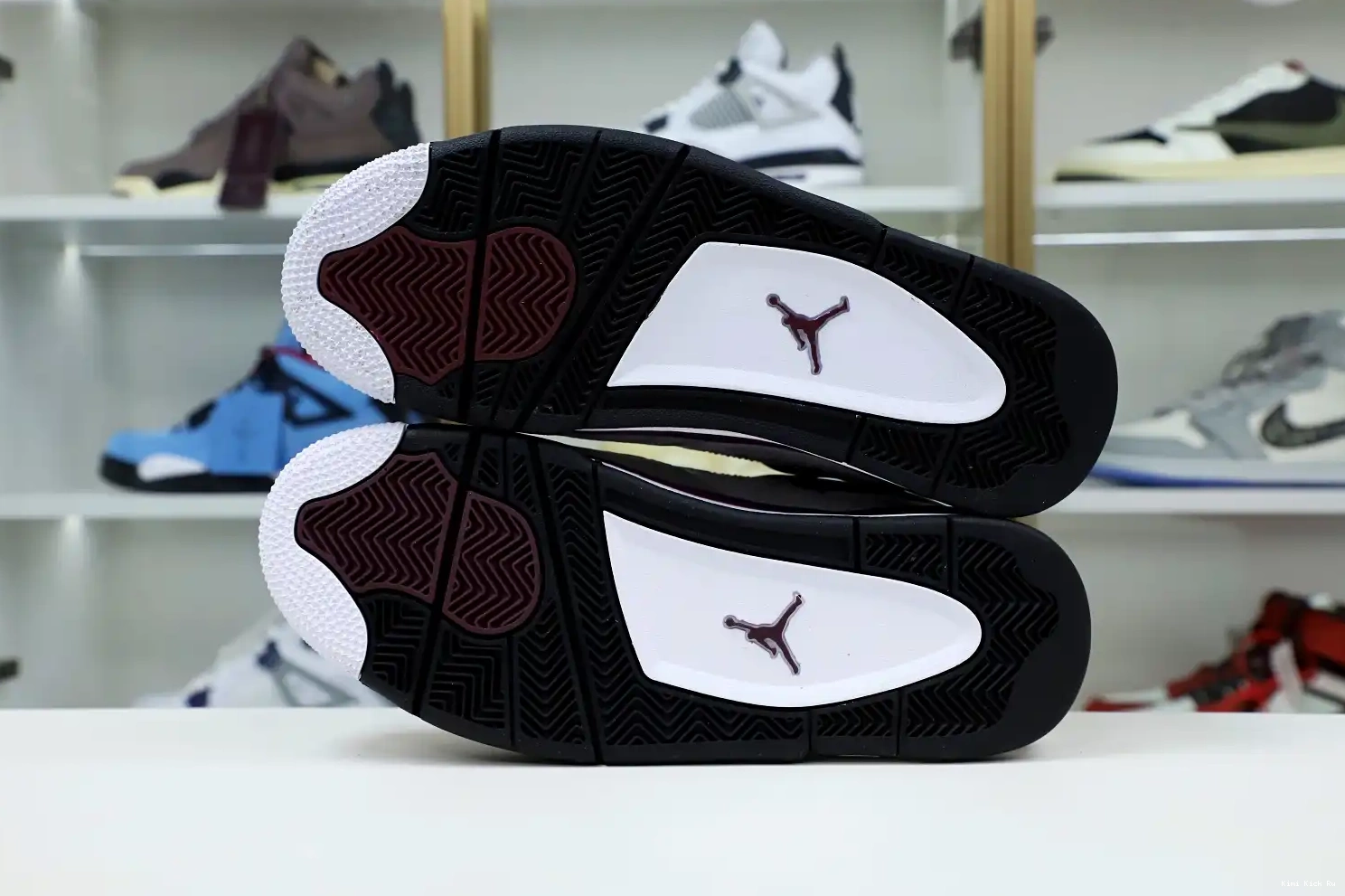 Kimikick X JORDAN 'BORDEAUX' AIR 4 PARIS RETRO SAINT-GERMAIN AIR JORDAN 0729